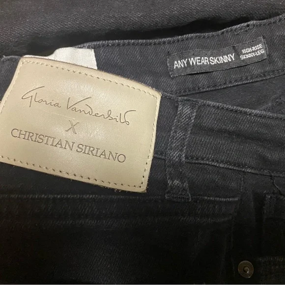 Gloria Vanderbilt x Christian Siriano AnyWear Skinny High Rise Jeans Size S/0-4 - Picture 6 of 15